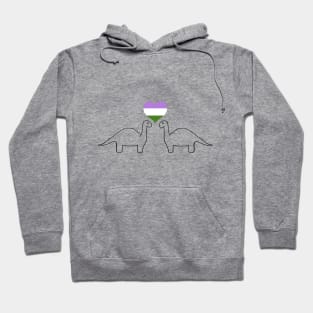 genderqueer dinos Hoodie